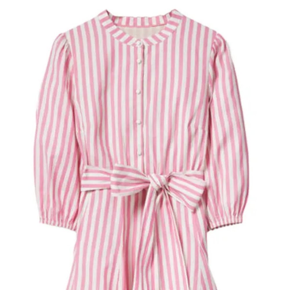 Boden Pink Stripe Dress US 4
